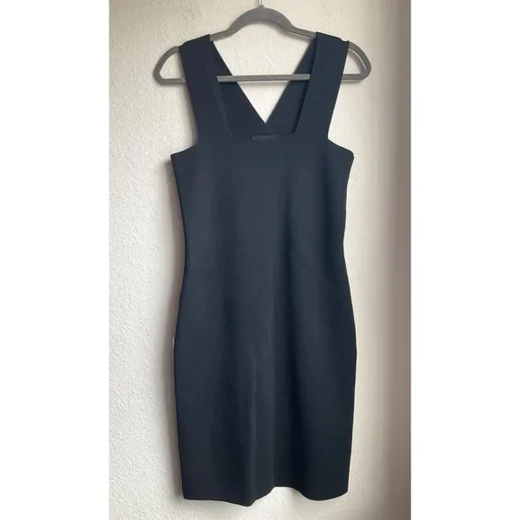 House of Harlow 1960 | Dresses | House Of Harlow 96 Revolveszmedmidi Dress  Black Bodycon Compression Sculpt | Poshmark